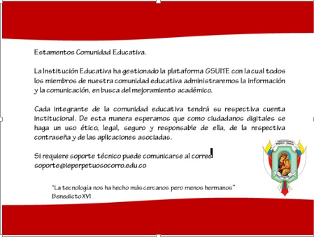 Sensibilización G SUITE